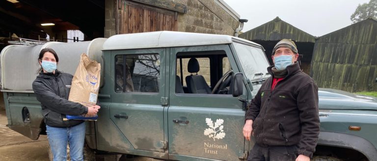 National trust with birdseed