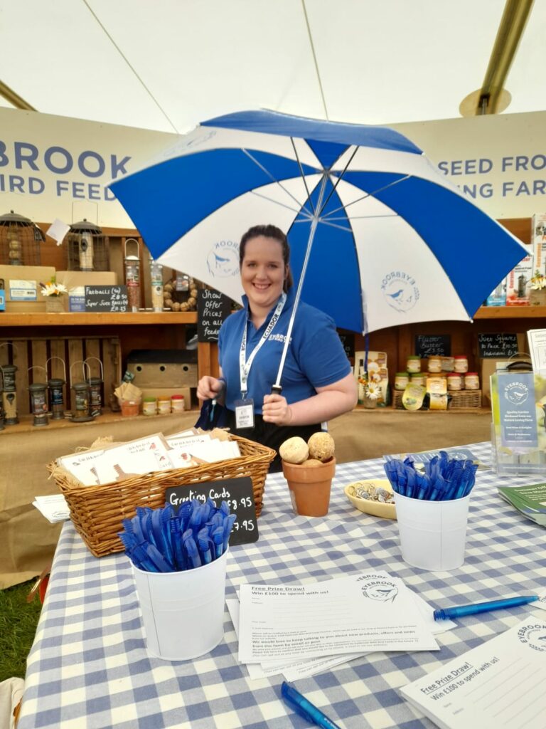 Umbrella at Birdfair 2023