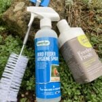 Feeder cleaning bundle. Supplied by Eyebrook Wild Bird Feeds Gardman Bird Feeder Hygiene spray Gardman Feeder cleaning brush Jacobi Jayne Feeder Fresh